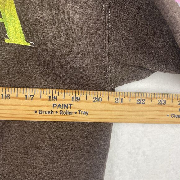 Nirvana Graphic Print Sweater Womens Small Brown Sweatshirt Crewneck Pullover - Picture 3 of 5